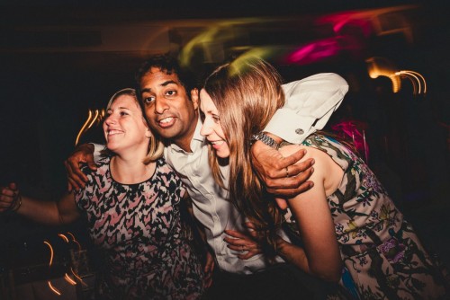 Guest dancing to the Wedding Disco in Bewdley