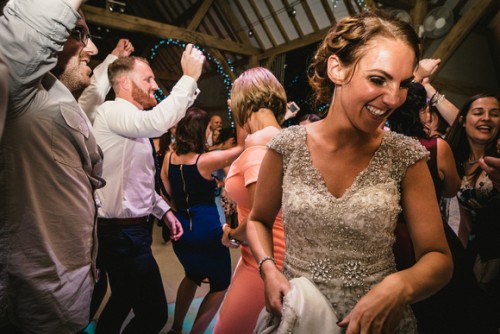 Guests dancing to the Wedding Disco in Burton-Upon-Trent