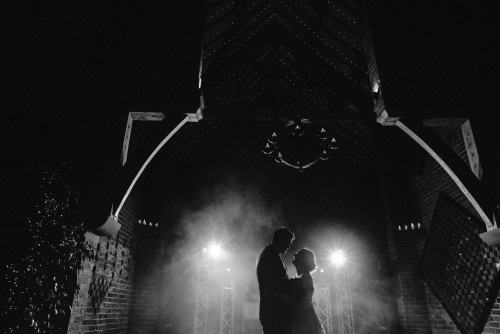 Bride and Groom dancing to the Wedding Disco in Droitwich Spa