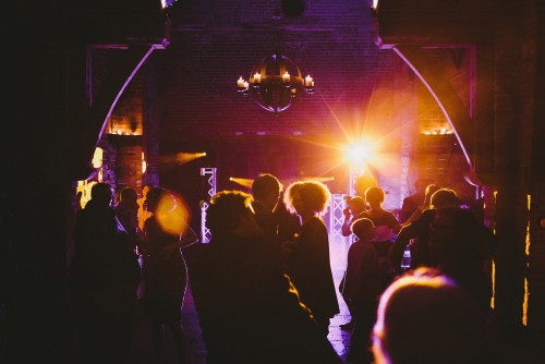 Guest dancing to the Wedding Disco in Hinckley