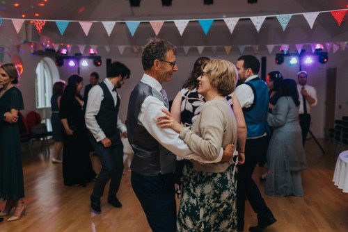 A full dance floor at Wren Hall