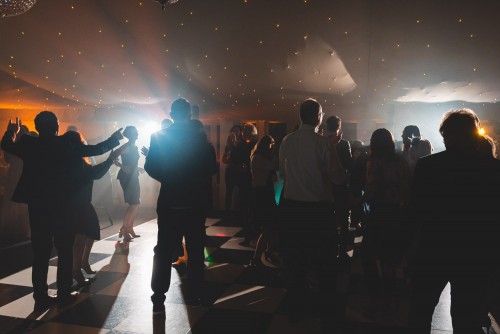 Guests dancing at Moxhull Hall in Sutton Coldfield