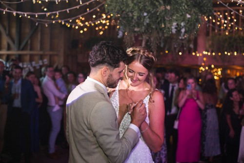The first dance at Over Barn