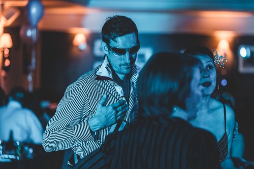 Guest dancing to the Wedding Disco in Tewkesbury