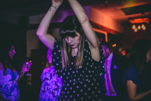 Guest dancing to the Wedding Disco in the West Midlands