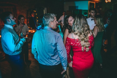 Guest dancing to the Wedding Disco in Leamington Spa