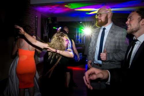 Guest having a Dab at Nuthurst Grange