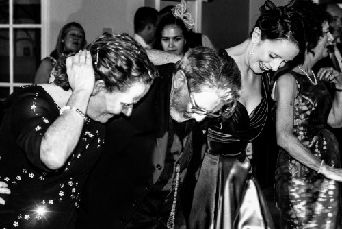 Guests dancing at Brockencote Hall
