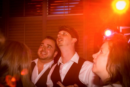 Guests dancing at Brockencote Hall