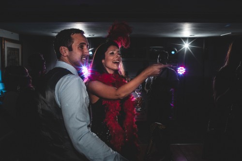 More guests dancing to the Wedding DJ at Ellenborough Park in Cheltenham, Gloucestershire
