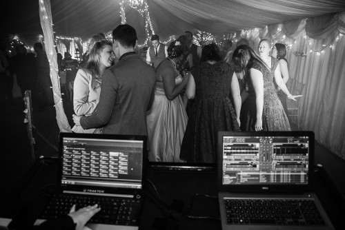 Guest dancing to the Wedding Disco in Stourport-on-Severn