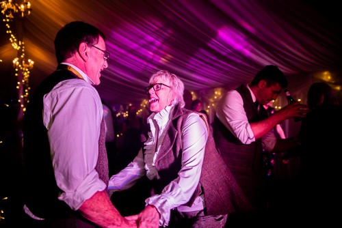 Guest dancing to the Wedding Disco in Melton Mowbray