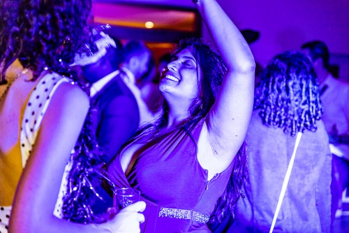 Guest dancing to the Wedding Disco in Stourport-on-Severn