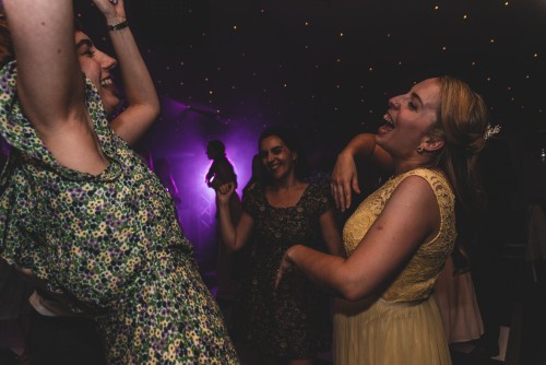 Guests dancing to the Mobile DJ at Moxhull Hall in Wishaw, Sutton Coldfield