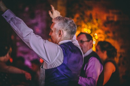 Groom dancing to the Wedding Disco in Leicester