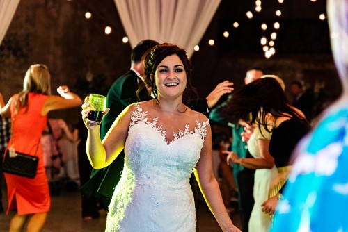 The Bride dancing to the Mobile DJ at Calke Abbey in Derby
