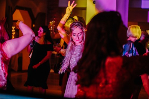 Another guest dancing to the Mobile DJ at Nuthurst Grange, Hockley Heath, Warwickshire