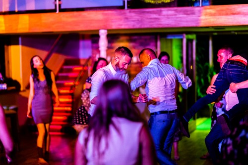 Guest dancing to the Wedding DJ in Bewdley