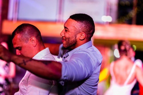 Guests dancing to the Mobile DJ at Wootton Park