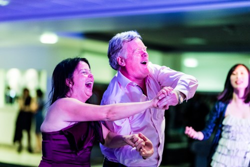 More guests dancing at the Mobile Disco at Edgbaston Stadium
