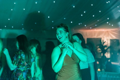 Guest dancing at Moxhull Hall