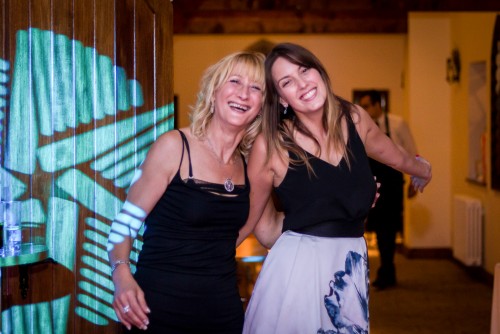 Guests posing at Nuthurst Grange