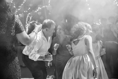 Guests dancing at Redhouse Barns