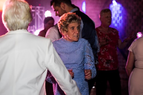 Guest dancing at Shustoke Farm Barns