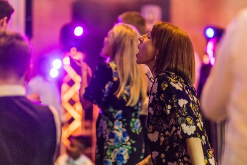 Guests dancing to the Wedding DJ in Wolverhampton