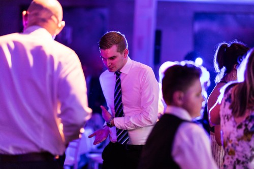 Guest dancing to the Wedding Disco in Stroud