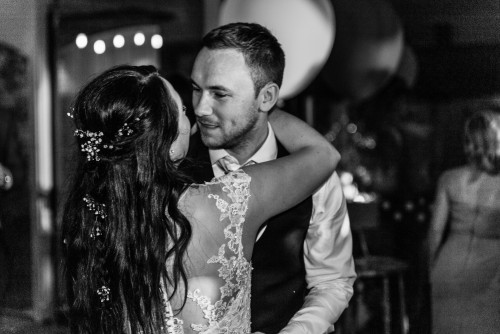 Bride and Groom dancing to the Wedding DJ in Berkeley