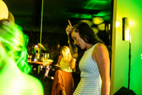 Guest dancing to the Mobile Disco in Rugby