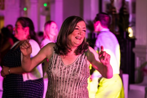 Guest dancing at Uffculme Centre