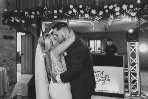 Wedding DJ at the Cotswold Venue of The Kingscote Barn in Stroud, Gloucestershire
