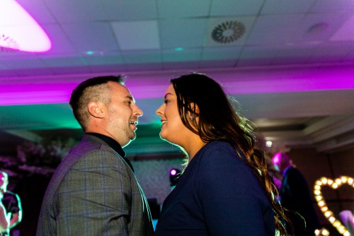 More guests dancing to the wedding disco at Ardencote Manor in Warwick